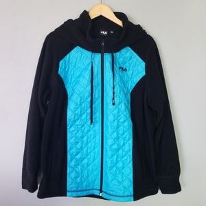 FILA Hooded Fleece Zip Up